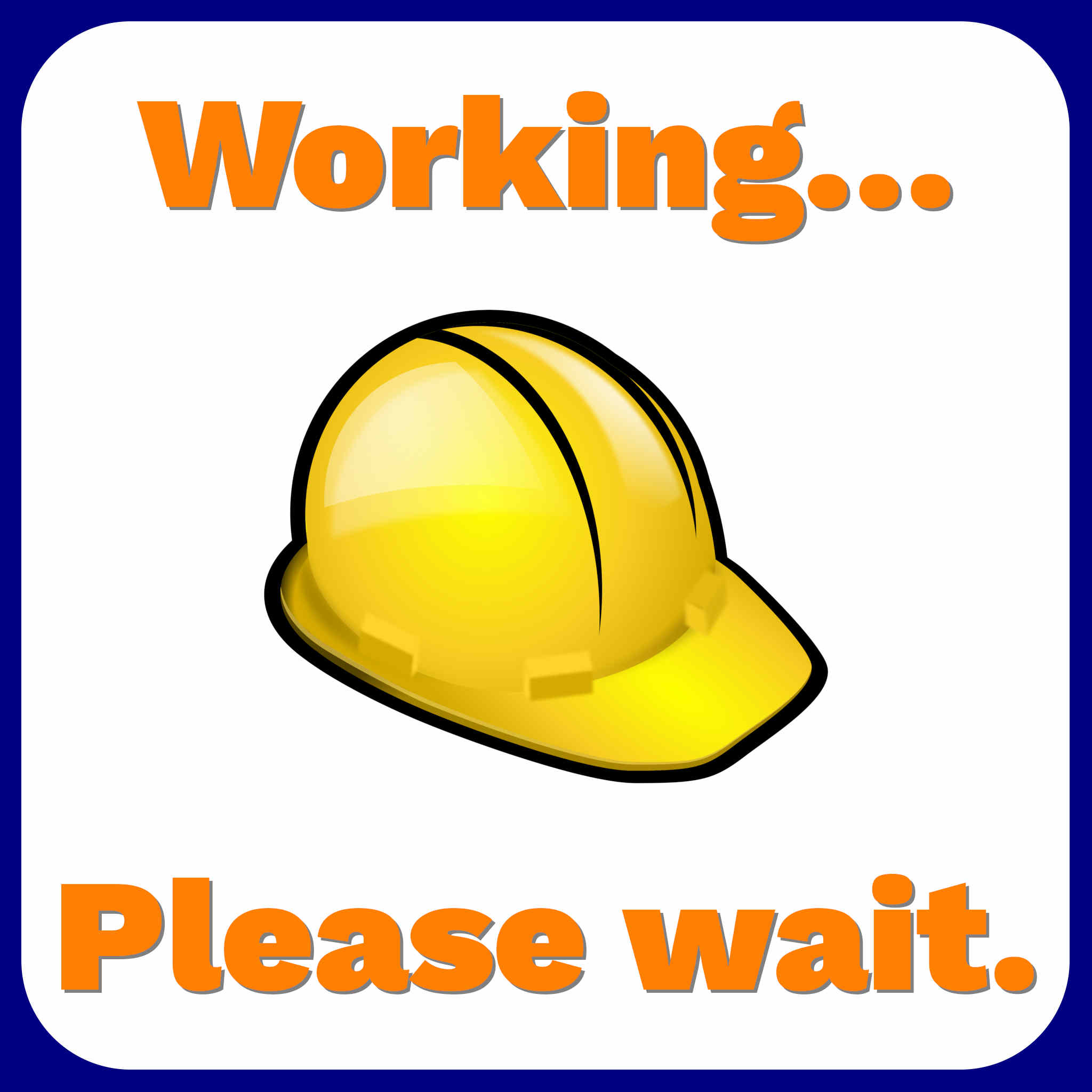 Working.  Please wait.