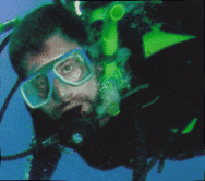 Picture of
Scott Pakin scuba diving in the Bahamas